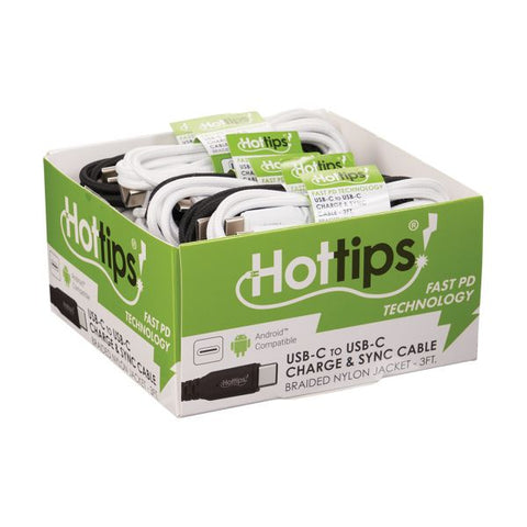 HOTTIPS Sync and Charge Cable - USB Type C to USB Type C