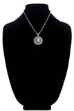 Urbanista - Turquoise Oval Concho Medallion Necklace