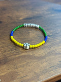 Paco Designs - International Soccer Beaded Bracelet