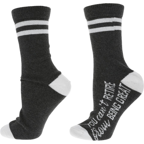 Pavilion - You Can't Retire - M/L Crew Socks