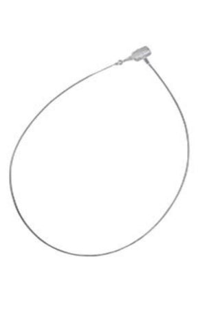 Store Supply Warehouse - 9" Clear Manual Security Loop Tagging Fasteners - 1000 Pack