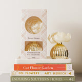 Sweet Grace Flower Diffuser Gold Vase