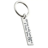 Heartfelt 'Drive Safe Handsome' Keychain - Gift for couples
