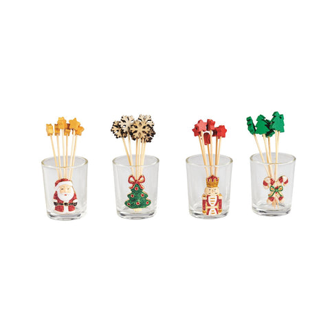 Christmas Icon Toothpick Caddy Set