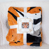 The Royal Standard - Eye of the Tiger Throw   Orange/Black   50x60