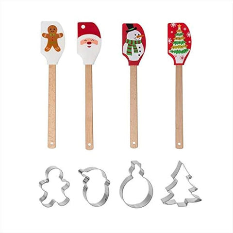 SPATULA WITH COOKIE CUTTER SET