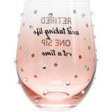 Pavilion - One Sip - Gift Boxed 18 oz Stemless Wine Glass