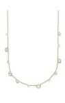 CLEMENTINE NECKLACE GOLD METAL WHITE CZ