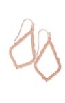 SOPHIA EARRINGS ROSE GOLD METAL