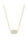 ELISA SHORT PENDANT NECKLACE	GOLD - RHODIUM FILIGREE MIX