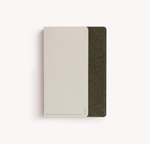 Contrast Duo Notebook - Olive