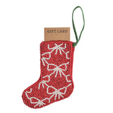 BOW STOCKING ORNAMENT