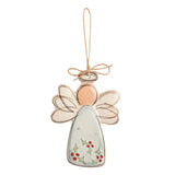Holly Angel Ornament