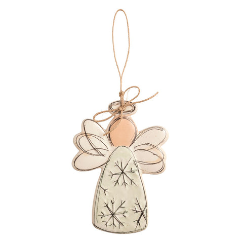 SNOWFLAKE ANGEL ORANMENT