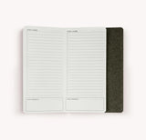 Contrast Duo Notebook - Olive