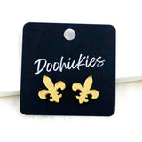 Fleur de Lis Stud Earrings (3 Color Options)
