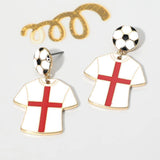 Sensibling Corp. - FIFA World Cup Soccer Jersey Drop Earrings