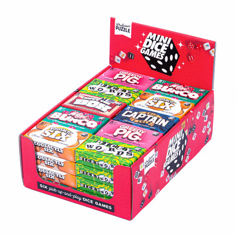 Professor Puzzle USA, Inc. - Mini Dice Games Display