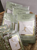 Carol Young Silver - Dragonfly Jewelry Earirngs, Petite Gold/Silver Tone on CARD