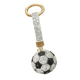 Sensibling Corp. - Bling Studded Soccer Ball Bag Charm Keychain