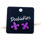 Fleur de Lis Stud Earrings (3 Color Options)