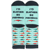 Lavley - I'd Rather Be Fishing Socks
