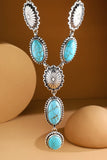 Urbanista - Western Concho Turquoise Necklace