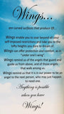 Carol Young Silver - Angel Wings Necklace  Silver Tone in BOX/ Jewelry