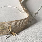 Carol Young Silver - Dragonfly Jewelry Necklace, Petite on CARD