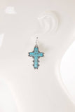 Urbanista - Western Ball TXR Hand Stone Cross Earrings