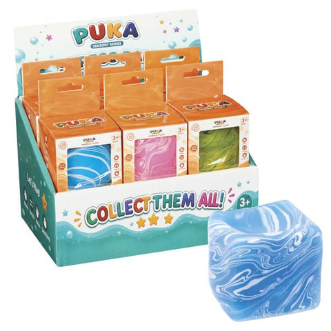 Marble Flow Squishy Cube