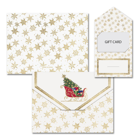 Holiday Sleigh Gift Card Holder