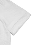 Relaxed Fit Summer Pullover Shirt with V Neck and Detail