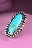 Urbanista - Western Oval Turquoise Cuff Ring