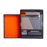 Mad Man - Braxton Canvas Trifold Wallet | Canvas Leather Wallet