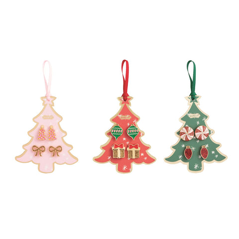 Holiday Ornament Stud Earring Set