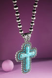 Urbanista - Western Hand Stone Cross Necklace