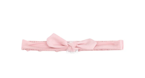 Knot Headband - Solid Bridal Rose - 0-12M