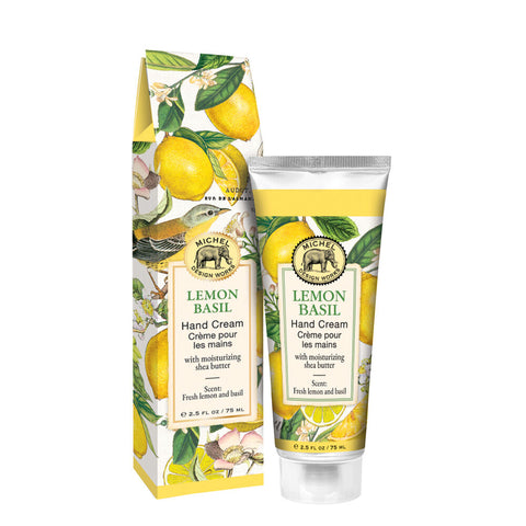 Large Lemon Basil Hand Cream 2.5 oz