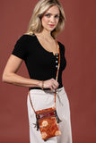 Urbanista - Hand-painted Genuine Leather Cellphone Bag