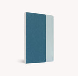 Contrast Duo Notebook - Denim