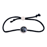 Survivor Series Bracelet Onyx + Cross