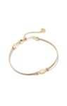 EMILIE CORDED BRACELET GOLD IRIDESCENT DRUSY