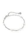 ASHTON DELICATE CHAIN BRACELET SILVER FRESHWATER CULTURED PEARL