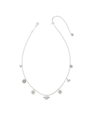 CAILEY CHARM NECKLACE VINTAGE SILVER