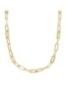 BELLA CHAIN NECKLACE GOLD WHITE CZ