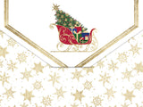 Holiday Sleigh Gift Card Holder