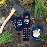 Lavley - Born To Camp, Forced To Work Socks