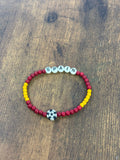 Paco Designs - International Soccer Beaded Bracelet
