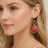 Sensibling Corp. - Flag FIFA World Cup Soccer Ball Link Drop Earrings